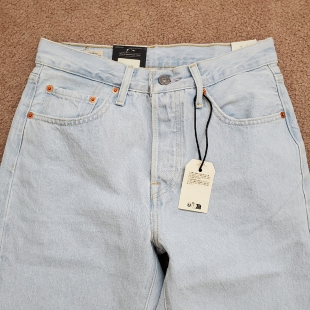 Levi’s Premium 501 Jeans Straight Ligh Blue Size 28 - Picture 12 of 16